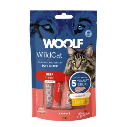 Woolf Wildcat Cream Manzo e Olio di Gamberetti (5x14gr)