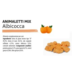 MARIE LA PASTICCERA BISCOTTI VEGETALI ANIMALETTI MIX (ALBICOCCA) 400 GR