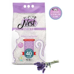NEST LETTIERA BENTONITE AGGLOMERANTE PROFUMAZIONE LAVANDA 10 LITRI