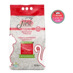 NEST LETTIERA BENTONITE AGGLOMERANTE PROFUMAZIONE TALCO 10 LITRI