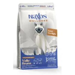 Naxos Gatto Sterilight Valle Bruna (Manzo, bufalo e agnello) – 7Kg