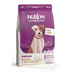 Naxos Monoprotein Cane Adult Mini Bufalo e fico d'india – 2Kg