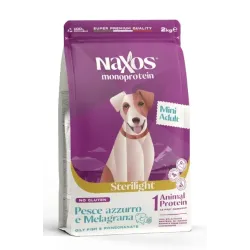 Naxos Monoprotein Sterilight Cane Adult Mini Pesce azzurro e melagrana – 2Kg