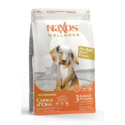 Naxos Puppy Medium/Maxi Conca d'oro (Anatra, pollo e tacchino) – 12Kg