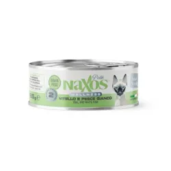 Naxos Gatto Wellness Adult Sterilight Patè al vitello e pesce bianco – 85gr