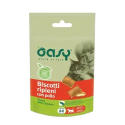 Oasy Snack Cat - BISCOTTI ripieni con POLLO 60 gr