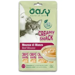 Oasy Snack Cat - CREAMY SNACK MANZO (4X15gr)
