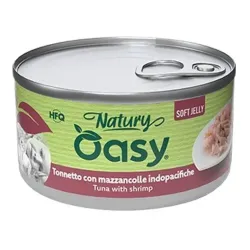 Oasy Wet Cat Natury Soft Jelly - TONNETTO CON MAZZANCOLLE - Lattina 150 gr