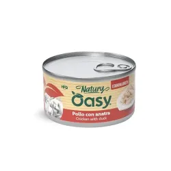 Oasy Wet Cat Natury Cooking Broth - POLLO CON ANATRA - Lattina 85 gr