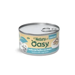 Oasy Wet Cat Natury Cooking Broth - SARDINE CON VERDURE - Lattina 85 gr