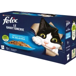 Purina Felix Multipack Le Ghiottonerie Selezioni Con Pesci (12 x 85gr)