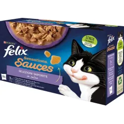 Purina Felix Multipack Sensation Sauces Selezioni Saporite (12 x 85gr)