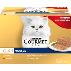 Purina Gourmet Gold Multipack Mousse (24 x 85gr)