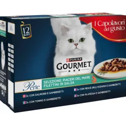 Purina Gourmet Multipack Perle Piaceri del mare (12 x 85gr)