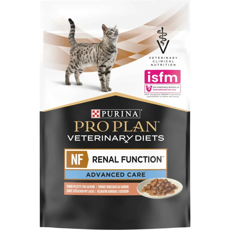 Purina Pro Plan Veterinary Diets Cat Multipack - Renal Advanced Care Salmone (10 x 85gr)