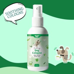 Nilaqua Acqua di Colonia per Cani Aloe Vera e Tè Verde - 100 ml
