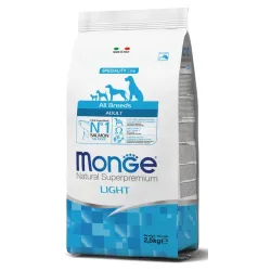 Monge All Breeds Adult Light Salmone e Riso – 2,5 Kg