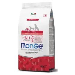 Monge Natural Superpremium Mini Puppy/Junior Pollo – 3 Kg