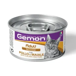 Gemon Cat mousse Adult con pollo e maiale – 85 gr