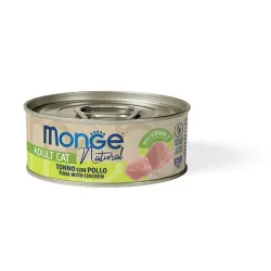 Monge Cat Natural tonno a pinne gialle con pollo – 80 gr
