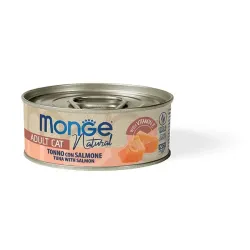 Monge Cat Natural Tonno con Salmone – 80 gr