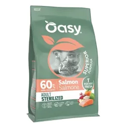 Oasy Dry Cat Superior – ADULT STERILIZED SALMONE 6 Kg