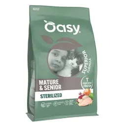 Oasy Dry Cat Superior - MATURE & SENIOR STERILIZED POLLO 1,5 kg