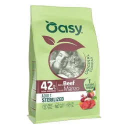 Oasy Dry Cat Original – ADULT STERILIZED MANZO 1,5 kg