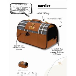 Trasportino Tracolla - CAZO Pet Carrier Oxford - 50 × 27 × 26cm