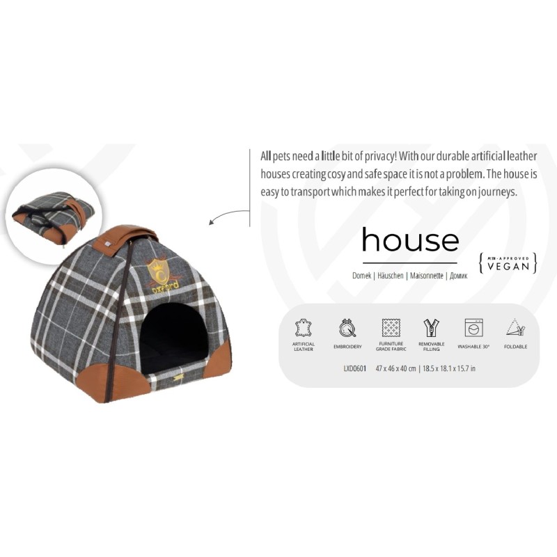 Cuccia - CAZO Pet House Oxford - 47 × 46 × 40cm