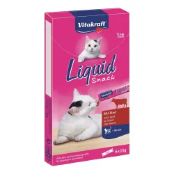 Vitakraft Liquid Snack Manzo con Inulina (6x15gr)