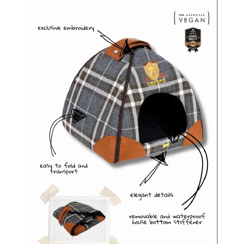 Cuccia - CAZO Pet House Oxford - 47 × 46 × 40cm