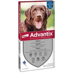 Elanco Advantix Spot-On per Cani da 25Kg a 40Kg (confezione da 4 pipette da 4,0ml)