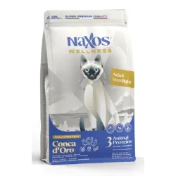 Naxos Crocchette Gatti Sterilizzati Sterilight Conca d'oro (Anatra, Pollo e Tacchino) – 7Kg