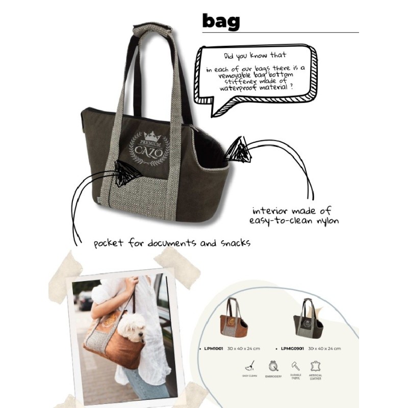 Trasportino/Borsa - CAZO Pet Bag Premium - 30 × 40 × 24cm