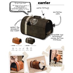 Trasportino Tracolla - CAZO Pet Carrier Premium  - 50 × 27 × 26cm