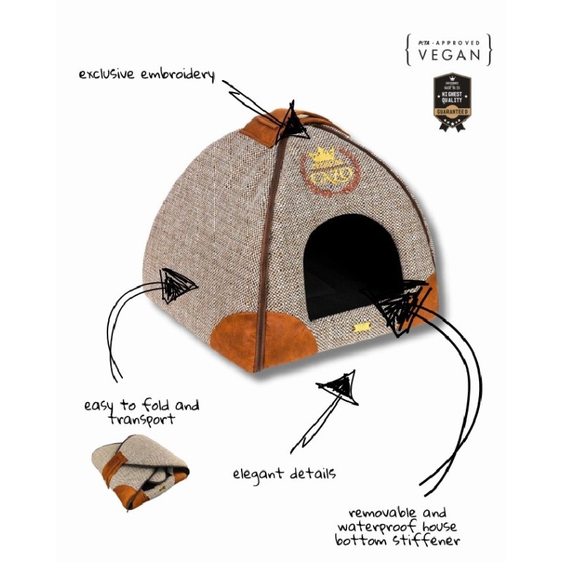 Cuccia - CAZO Pet House Premium - 47 × 46 × 40cm