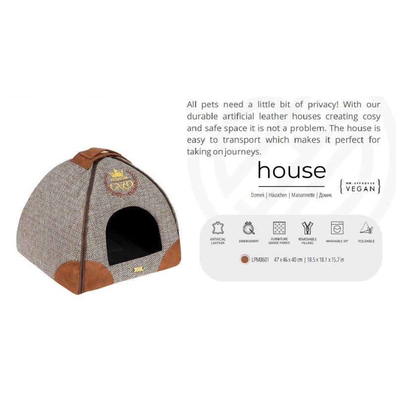 Cuccia - CAZO Pet House Premium - 47 × 46 × 40cm